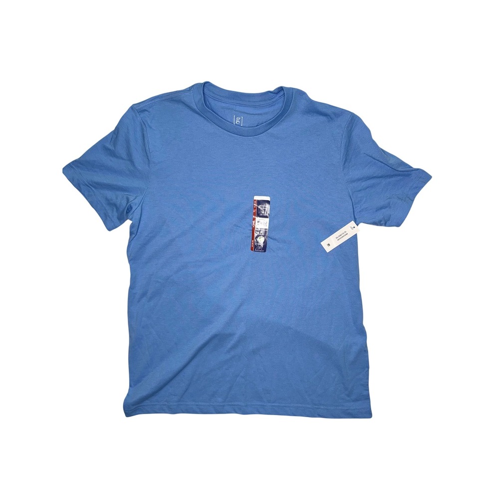 George Blue Crew Neck Short Sleeve T-Shirt Mens Medium NWT